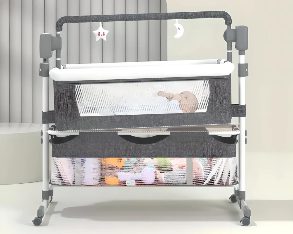 bassinet that moves side to side