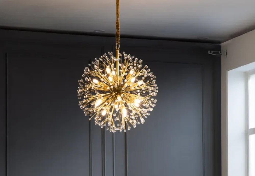 globe shaped chandelier