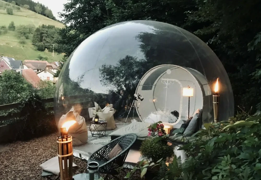 can you live in a bubble tent