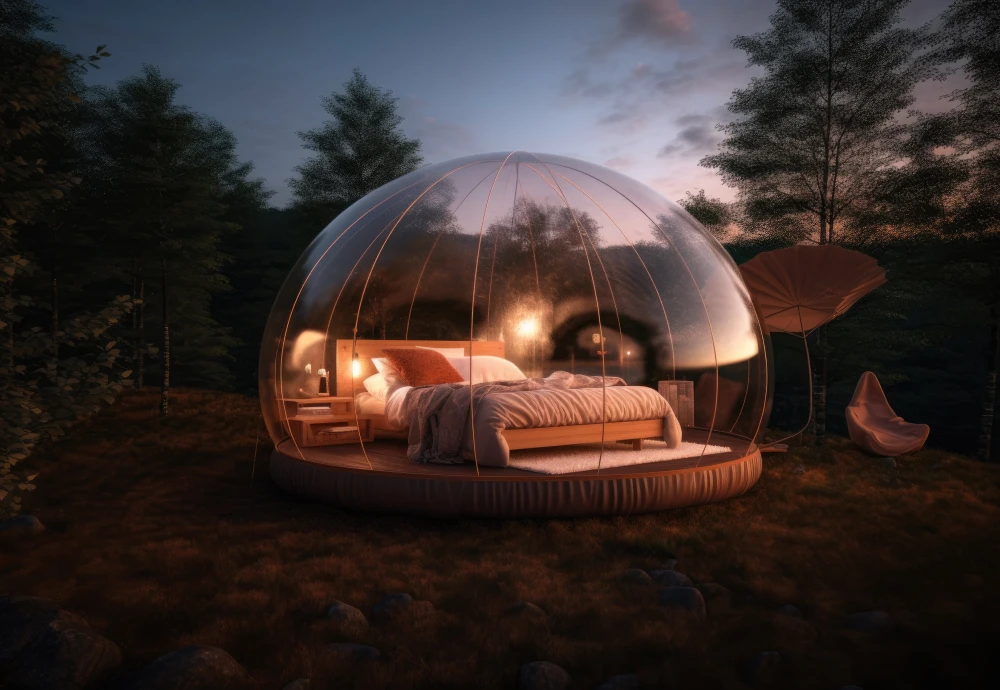 inflatable tent looks like bubble