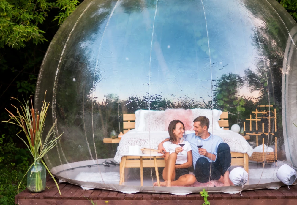 inflatable tent looks like bubble