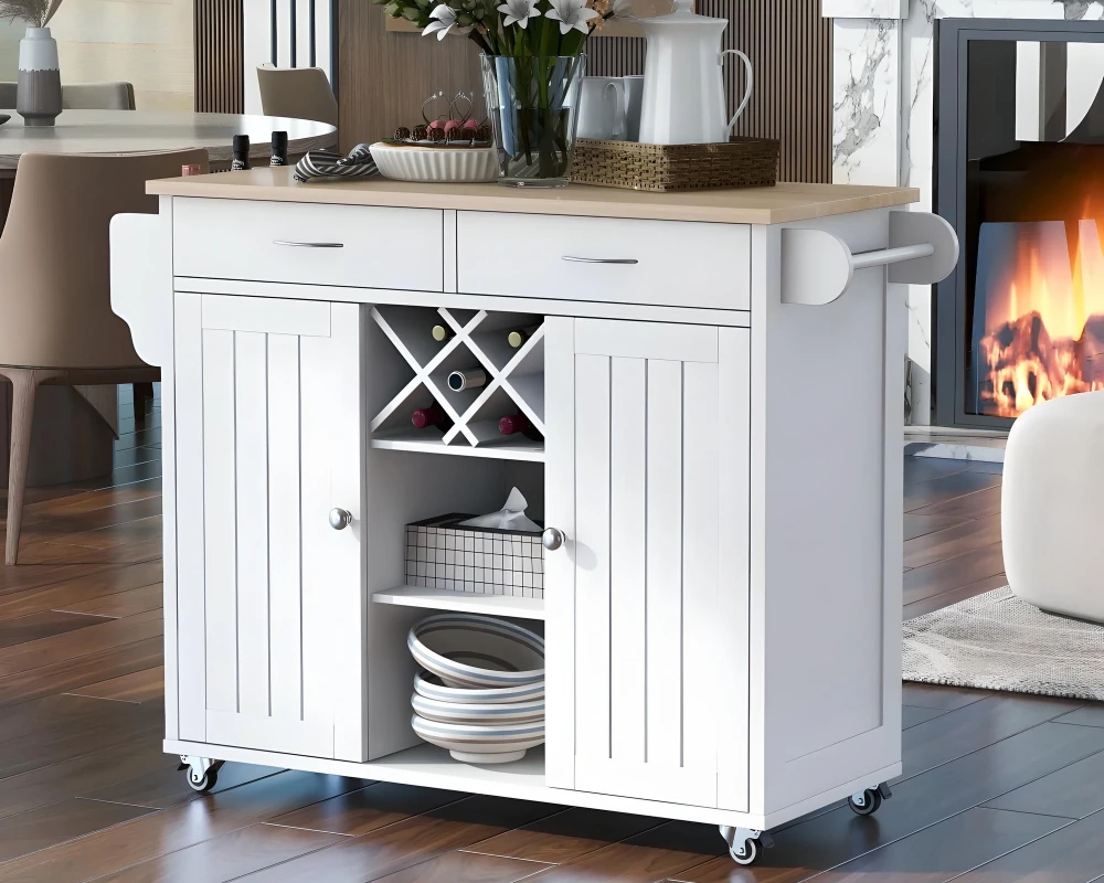kitchen utility carts with wheels